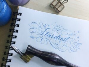 Copperplate flourishing