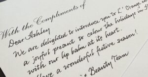 Hermes Causal handwriting